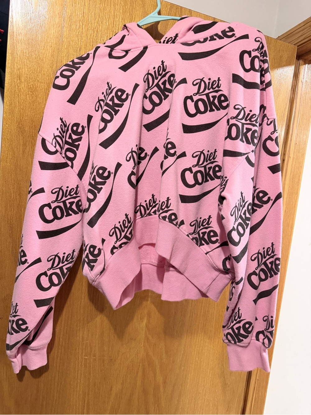 Coca Cola Pink Diet Coke Logo Pullover Hoodie